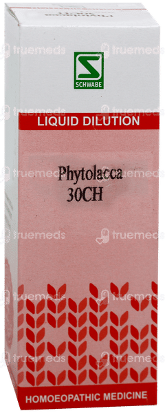 Dr Willmar Schwabe Phytolacca 30Ch Dilution 30Ml